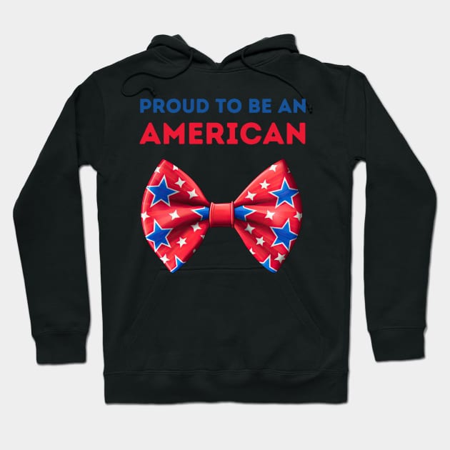 Proud to be an American Hoodie by Fun Planet